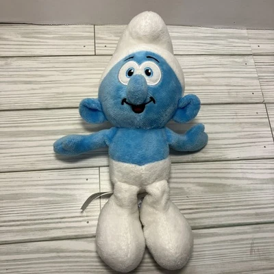 Nanco Jokey Smurf Plush 10” Blue 2024 The Smurfs Stuffed Animal Promo Toy - Image 1 of 4