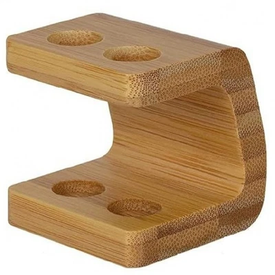 Toothbrush Stand Bamboo Toothbrush Holder 2 Hole/4 Hole Storage Rega1552 - Image 1 of 4