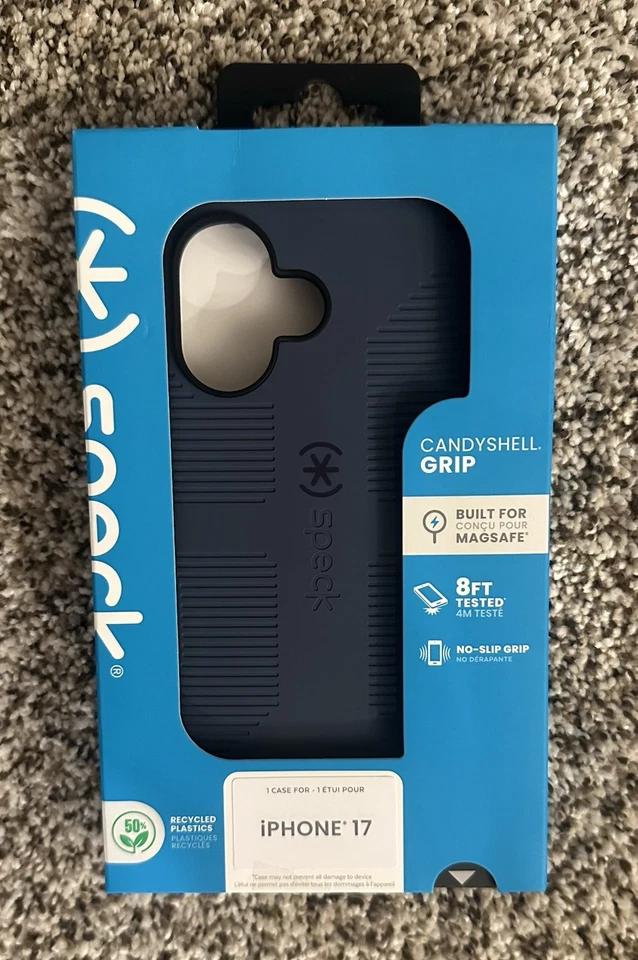 Funda Speck CANDYSHELL GRIP MAGSAFE Apple iPhone 17, Azul, Nueva en Paquete Foto 1 de 2