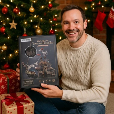 3D Puzzle of Tortuga Pirate Bay 218 Pieces – Brand New Sealed Pirate Ship - Image 1 of 4