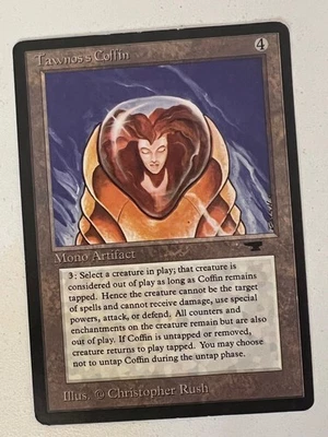Magic the Gathering MTG Antiquities Tawnos's Coffin LP  (Beta Bob) - Image 1 of 2
