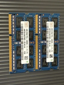Hynix 8GB (2x4GB) 2Rx8 PC3-10600S DDR3-1333 Laptop SODIMM RAM Memory - Picture 1 of 1