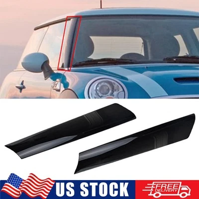1 Pair Front Windshield Post Trim A-Pillar Cover Set for Mini Cooper R50 R52 R53 — 第 1/4 张图片