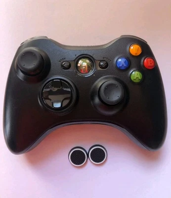 Controller Joypad XBOX 360 Microsoft Wireless Wifi Originale - Nero - Senza Fili - Immagine 1 di 4