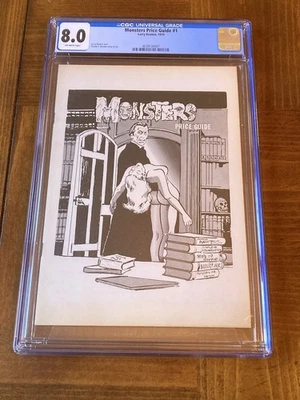 Monsters Price Guide 1 CGC 8.0 OW (Iconic Dracula-1974)- RARE 3 in World  #001 - Image 1 of 3