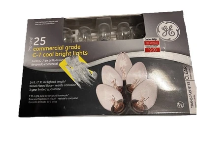 Pro-line 25 C-7outdoor/indoor Lights Cool Bright 24 Ft. Christmas Patio Tub B - Image 1 of 4