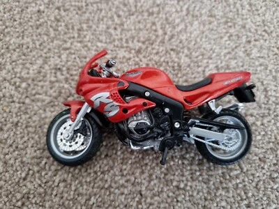 1/18 Maisto Atlas Triumph Rs Sprint Pressofuso Motocicletta Moto Bicicletta - Immagine 1 di 2