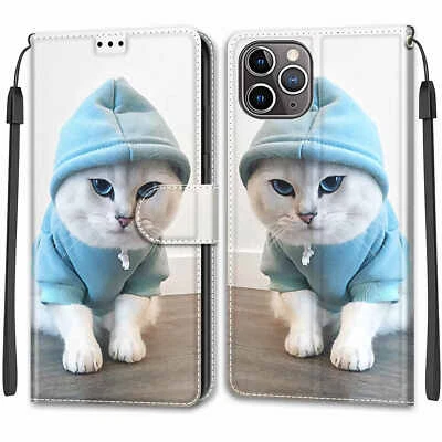 Magnetic Leather Wallet Flip Case Stand Cover for iPhone 17 16 15 14 13 Pro Max - Image 1 of 4