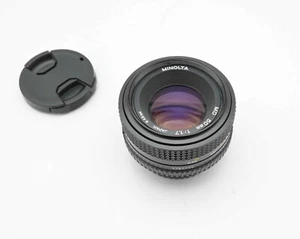 Minolta MD 50mm f/1.7 Prime Lens with Caps (#18111) - Picture 1 of 8