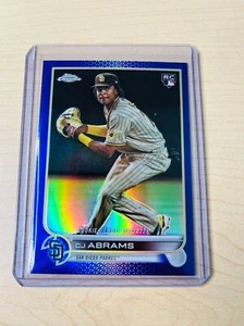 2022 CJ Abrams Topps Chrome Update #USC102 Viola Rifrattore Rookie Debutto RC - Foto 1 di 2