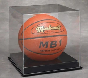 Estuche de exhibición de baloncesto de tamaño completo de acrílico - protección UV - Imagen 1 de 1