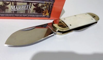 WHITE BONE SUNFISH HUNTING POCKET KNIFE SUN FISH 2 BLADE !!! - Image 1 of 4