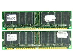 Samsung 512MB (2X256MB) PC133 133MHz 168Pin Desktop SDRAM Memory Ram NON-ECC - Picture 1 of 1