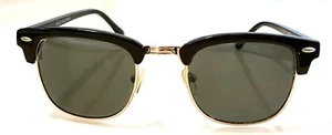New Black and Gold Sunglasses with Silver Accents (with Defects) ~ Discontinued - Picture 1 of 4