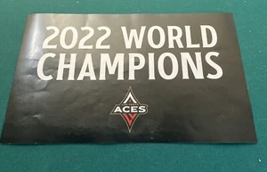 Las Vegas Aces WNBA 2022 World Champions Poster Size 12x18in. Have Black & Red. - Picture 1 of 1