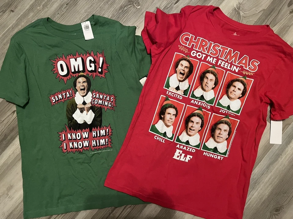 Boys Elf Christmas Shirts size XL Youth  - Image 1 of 1