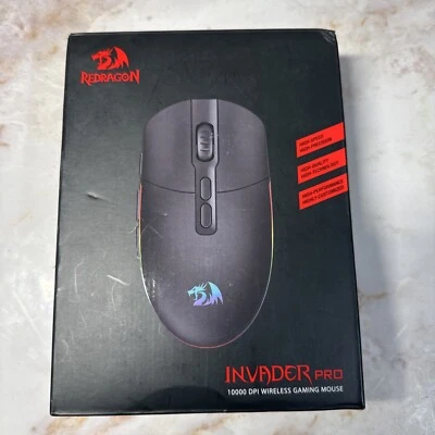 Redragon M719 Pro Wireless Optical Gaming Mouse 8 Programmable Buttons RGB Ba... - Image 1 of 3