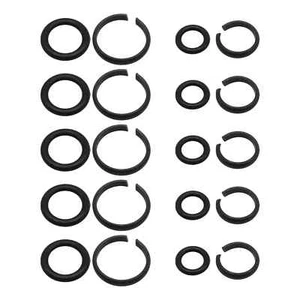 10 Sets of 1/2 inch & 3/8 inch Impact Wrench Retainer Rings with O-ring, Comp... - Picture 1 of 2