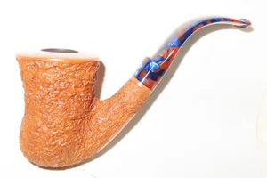 ARDOR URANO CALABASH SHAPED PIPE W/ BLUE & GOLD COLORED STEM - PIPESTUD - Imagen 1 de 7