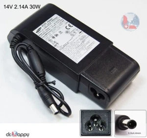 30W 6.5mm AC Adapter Charger for Samsung S22B310B LCD Monitor S22D360H S22C150N - Picture 1 of 5