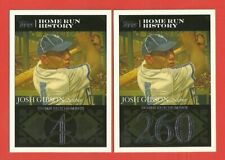JOSH GIBSON - 2007 Topps Home Run History - 2 Card Lot 