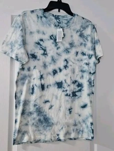 Aeropostale Blue Tie Dye T Shirt Size Small Mens/ Unisex NWT Cotton Blend - Picture 1 of 7