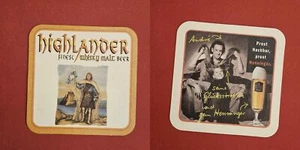 Henninger Highlander Brauerei Bierdeckel Coaster Beermat - Picture 1 of 1