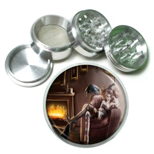 Hot Anime Streghe D9 Tema Alluminio Macina Erbe 63mm 4 Pezzi Mano Mueller - Foto 1 di 3