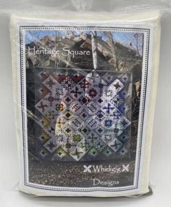 Whirligig Designs HERITAGE SQUARE Quilt Kit Two Cut Sizes 35x35 or 103x103” NEW - Picture 1 of 4