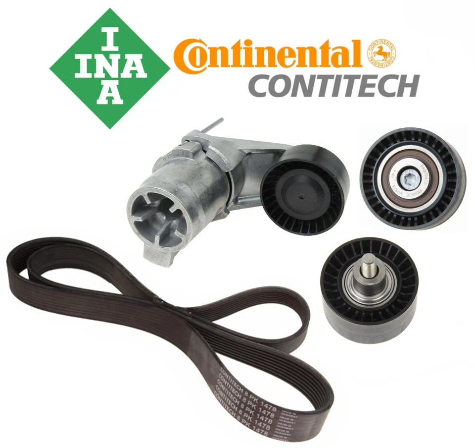 Conjunto de tensor de correa Kit de correa de transmisión de polea OEM para BMW 535i 640i 740i X5 X6 Foto 1 de 1