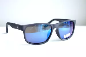 Tommy Hilfiger Sunglasses Blue Lens Matte Black Frame Saint Rectangular MP OM492 - Picture 1 of 12