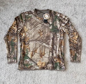 Under Armour Shirt Mens XXL Realtree Camo AP ColdGear Mid Season Kit Reversible - Picture 1 of 20