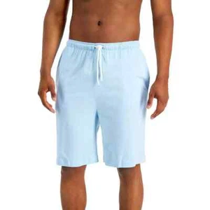 CLUB ROOM Men's Pajama Shorts Draw String Cotton/ Modal Blue Size Medium - Picture 1 of 1