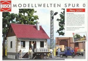 Infoblatt Katalog Busch Neues 2011 Modellbahnzubehör in O - Bild 1 von 1