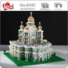 Russia Smolny Monastery Church 3D Model Mini Diamond Blocks Bricks Building Toy
