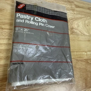 Cubierta de paño de pastelería y rodillo Foley vintage paquete sellado de 18 x 26 pulgadas EE. UU. - Imagen 1 de 9