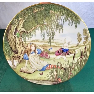 Vintage Alice im Wunderland Teller Sandy Nightingale Georges Boyer Limoges 1981 - Bild 1 von 5