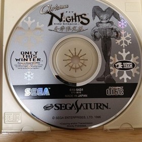 SEGA Saturn Christmas NiGHTS Winter Limited Edition Action Game Disk Japan