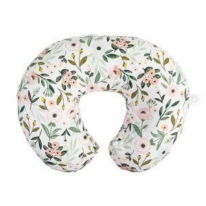 Boppy Original Nursing Pillow Pink Garden Firm Fiber Fill Washable Cover - Picture 1 of 5