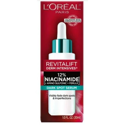(3) Suero Loreal PARIS Revitalift Derm Intensives 12% Niacinamida Manchas Oscuras Foto 1 de 3