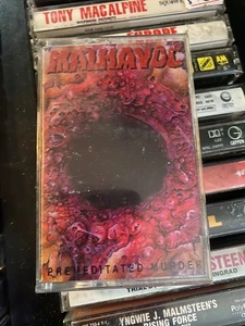 Malhavoc *Premeditated Murder *cassette tape *VG+/NM *1992 *Metal Blade *45098-4 - Picture 1 of 7