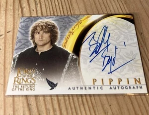 Topps Herr der Ringe Die Rückkehr des Königs - Pippin - Billy Boyd - Autogrammkarte - Bild 1 von 2
