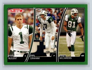 2007 Topps Total #413 Justin McCareins / Mike Nugent / Ben Graham New York Jets - Foto 1 di 2