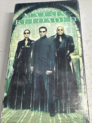 The Matrix Reloaded (VHS, 2003) Keanu Reeves Warner Sealed NEW - Image 1 of 2
