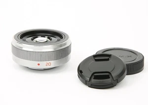 Panasonic Lumix G 20mm f/1.7 II ASPH. Micro Four Thirds Lens (Silver) H-H020A - Picture 1 of 8