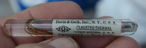 VNTG Davis & Geek, Claustro-Thermal Emergency Cat Gut Sutures sealed glass vial - Picture 1 of 5