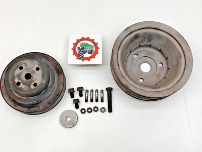 1980's Chevy Small Block  AC with Smog Pump Upper + Lower Pully Set Square Body - Image 1 of 4