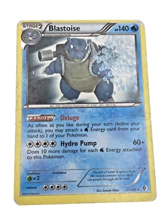 Pokémon TCG Blastoise Boundaries Crossed 31/149 Regular Exclusive (2012) - Picture 1 of 8