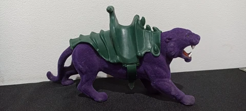 Panthor flocked Top Toys Argentina MOTU HE-MAN 80's not MATTEL Skeletor Cover