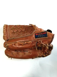 Guantone in pelle MTA Pro 3997 personalizzato da baseball tasca profonda lancio a sinistra vintage - Foto 1 di 18